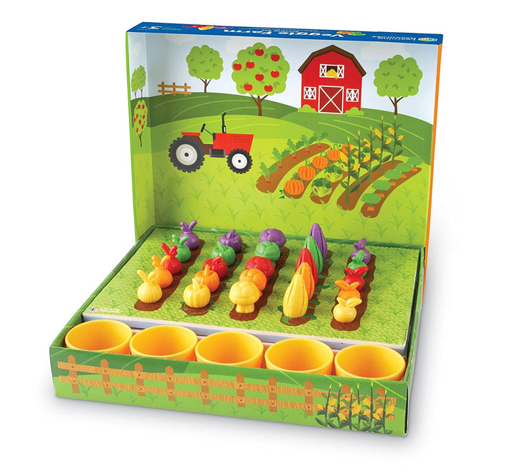 Juego de Clasificación Granja de Vegetales Para Niños