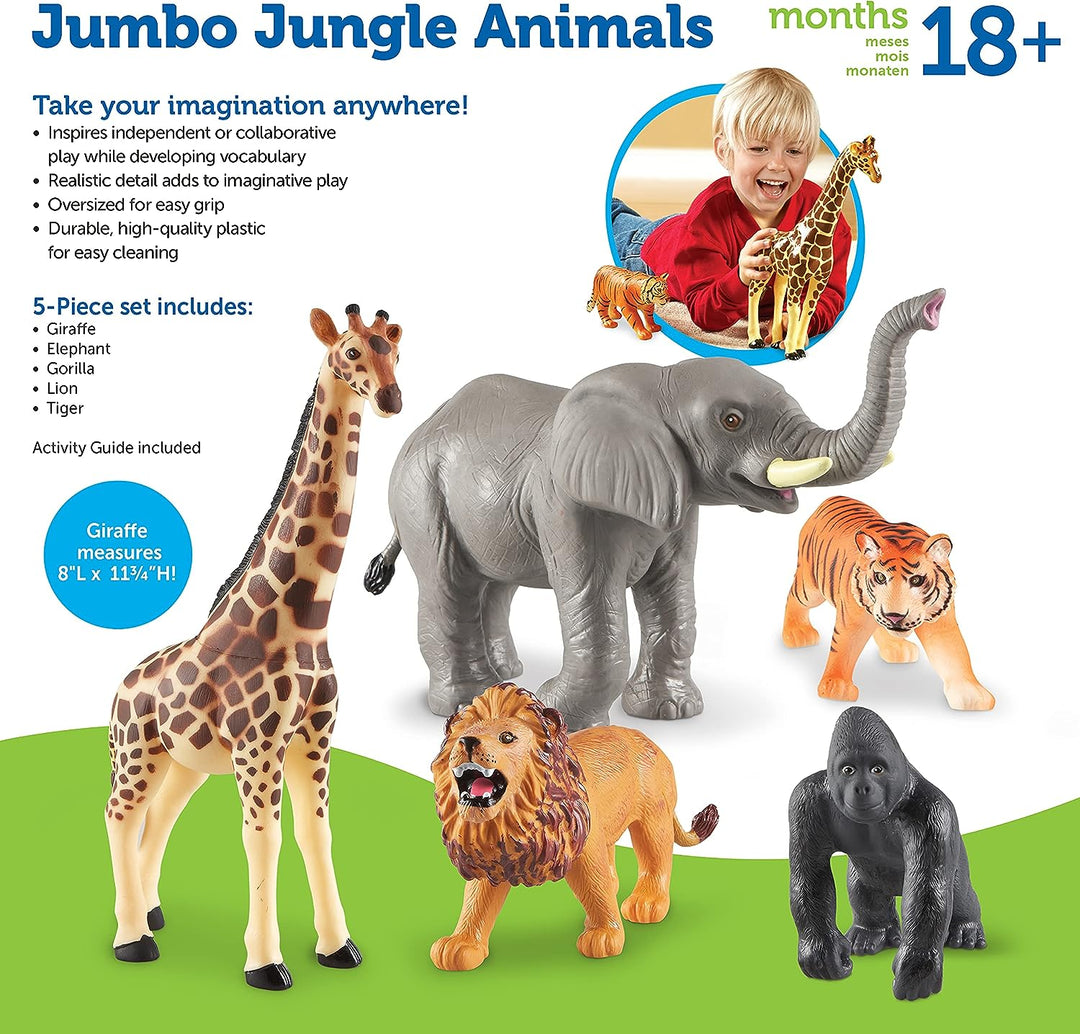 Figuras De Coleccion Animales De La Selva Jumbo