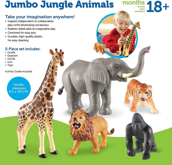 Figuras De Coleccion Animales De La Selva Jumbo