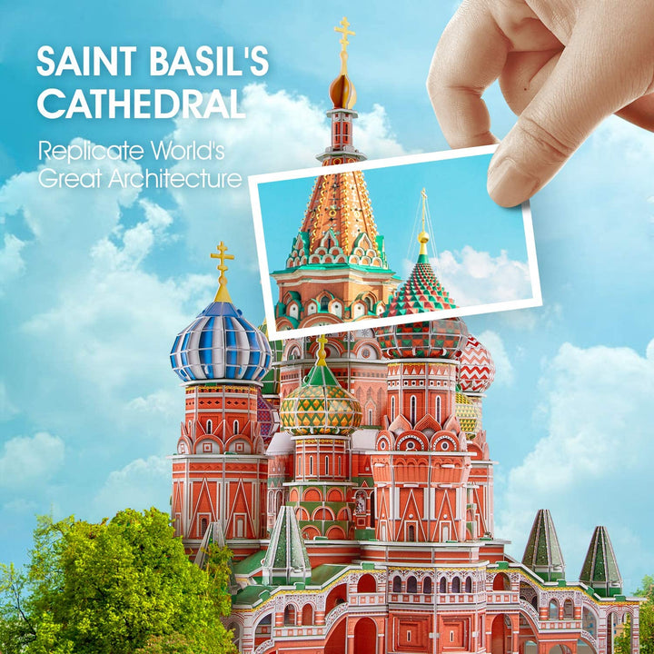 Rompecabezas 3D  Catedral San Basilio Luz LED