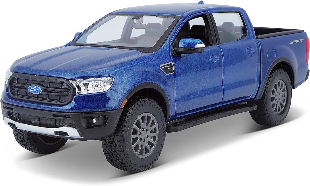 Carro Coleccionable Ford Ranger Azul Escala 1/24