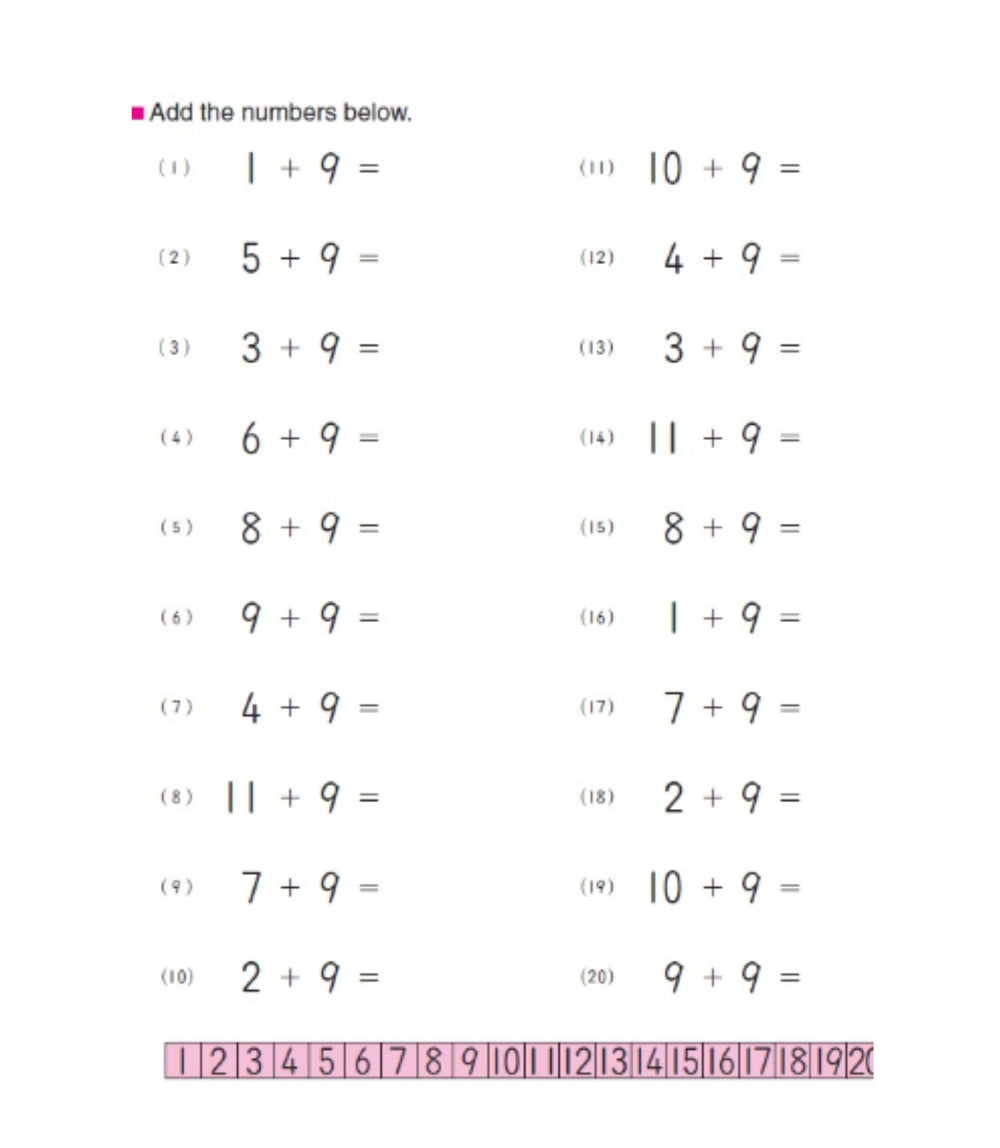 Libro Kumon Gran Libro De Sumas En Ingles Para Niños