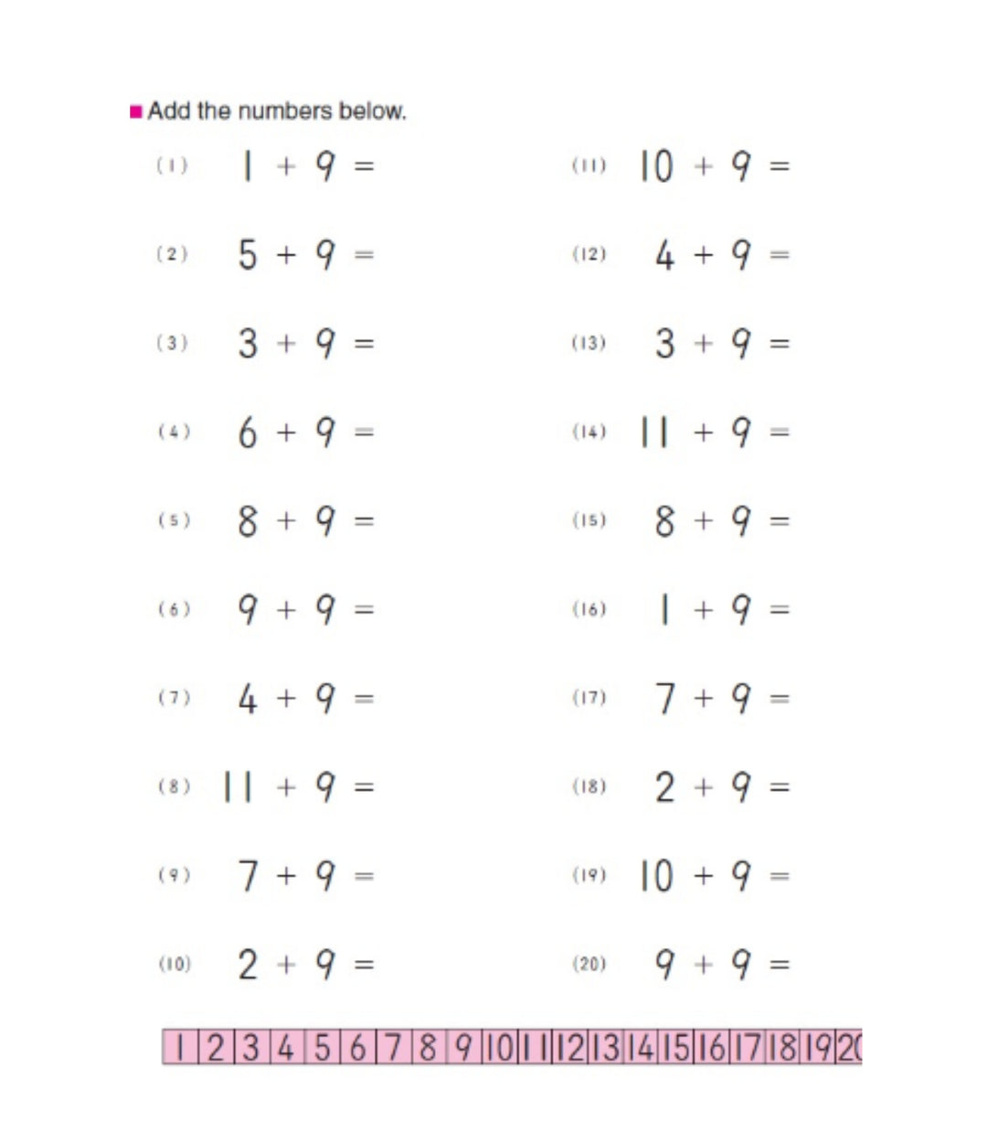 Libro Kumon Gran Libro De Sumas En Ingles Para Niños