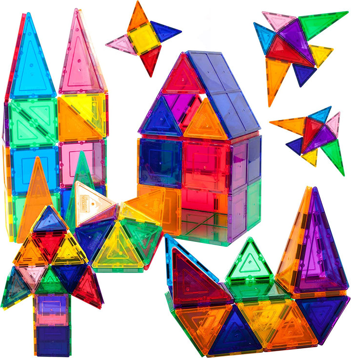 Juego De Construccion Magnetico 60 Piezas