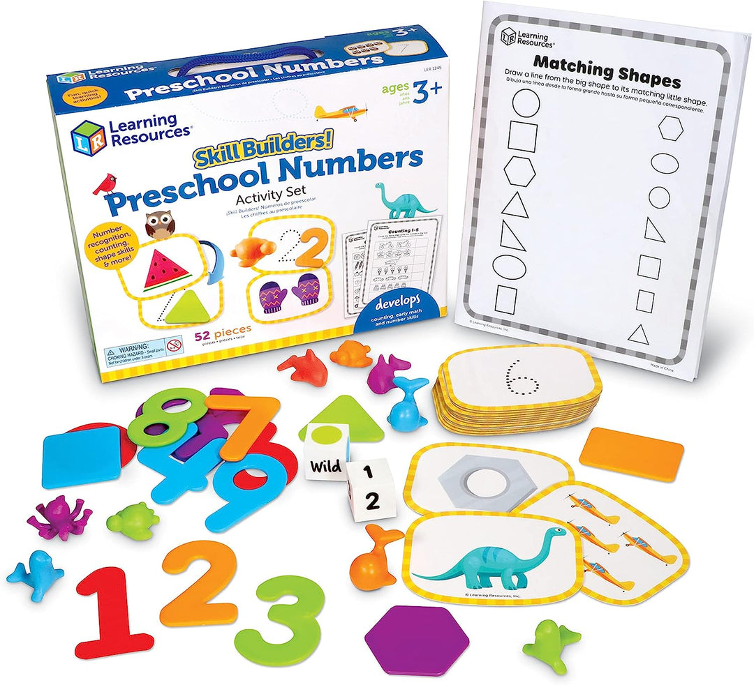 Juego Didáctico Los Números 52 Piezas Niños
