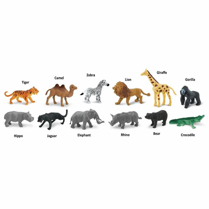 Set De Animales De La Selva