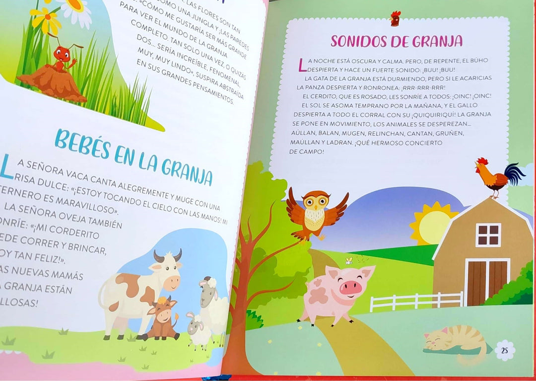 Libro Cuentos Para Leer Animales Granja