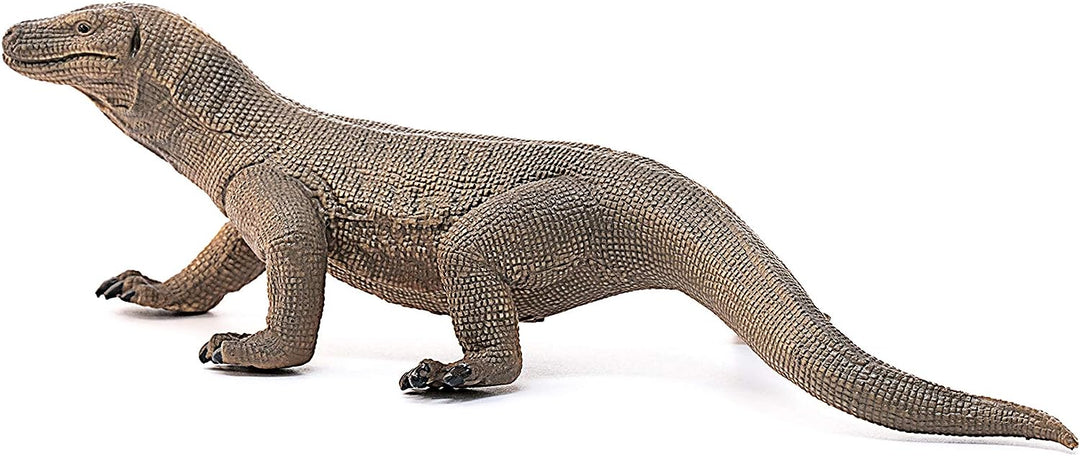 Figura Animales Dragon De Komodo Pintado A Mano