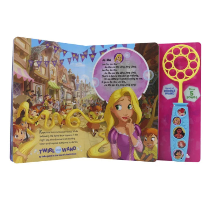 Libro De Canciones Princesas De Disney Varita De Burbujas