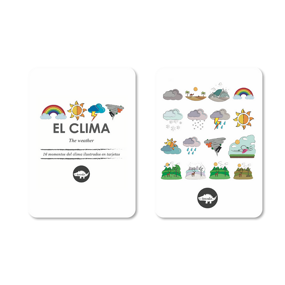 Flash Cards Kocodio El Clima