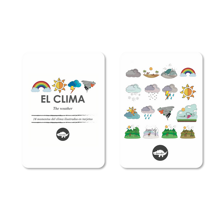Flash Cards Kocodio El Clima