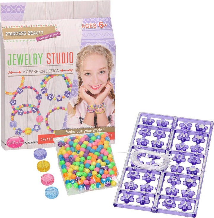 Set Fabrica De Pulseras Y Manillas Lila
