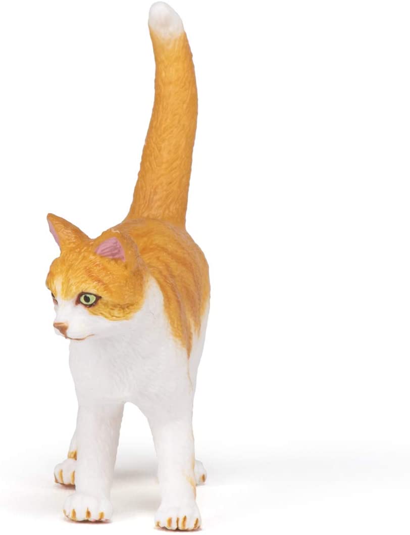Figura Animales Gato Pintado a Mano