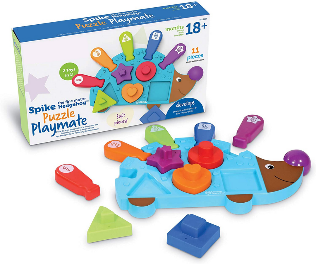 Juego Didáctico Erizo Motricidad Fina Formas Para Niños