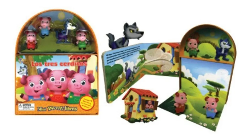 Libro y Juego 2 En 1 Los Tres Cerditos