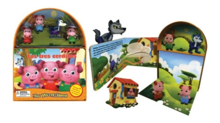 Libro y Juego 2 En 1 Los Tres Cerditos