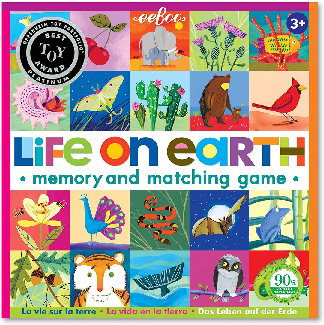 Juego De Memoria Vida En La Tierra Niños
