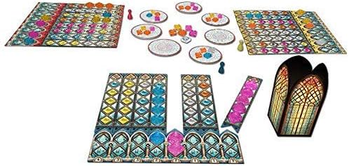 Juego De Mesa Azul Vitrales De Sintra