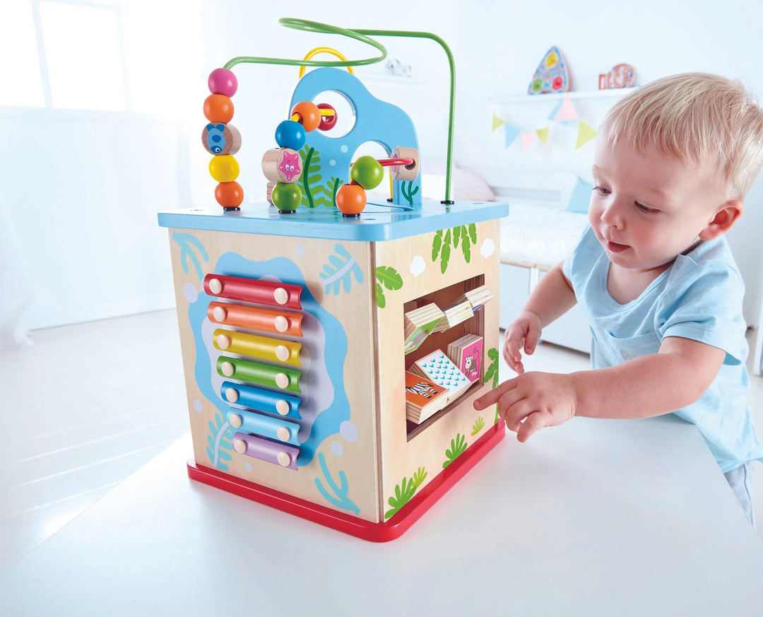 Cubo De Actividades Laberintos Xilofono