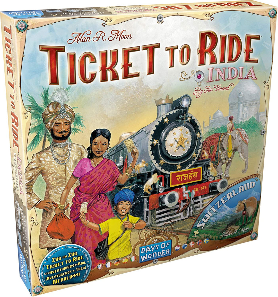 Juego De Mesa Ticket To Ride India Español
