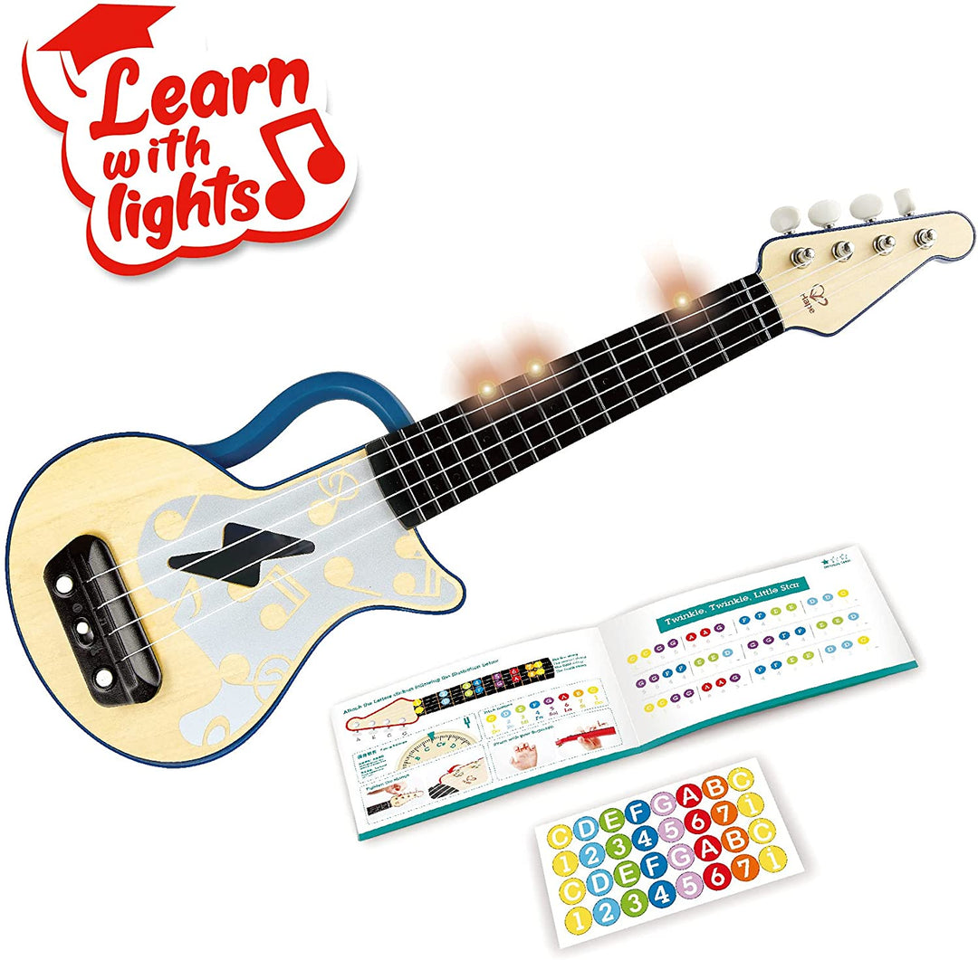Guitarra Ukelele Con Luces Para Ninos