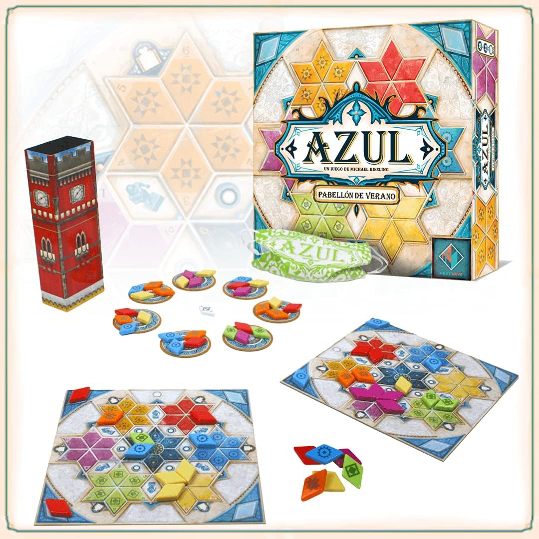 Juego De Mesa  Azul Pabellón De Verano
