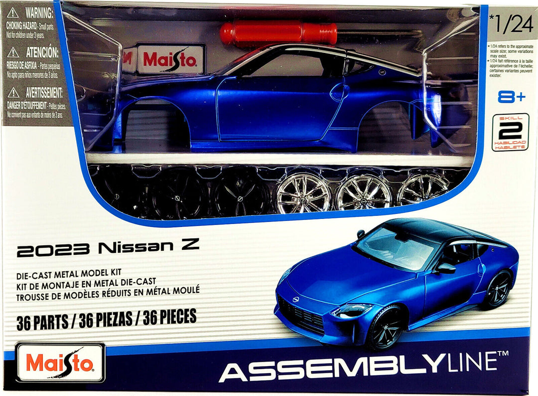 Carro A Escala 1/24 Nissan Z Para Armar Niños