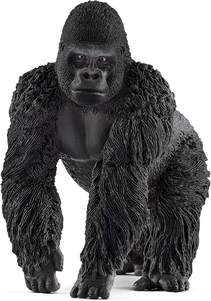 Figura Animales Gorila Macho Pintado A Mano