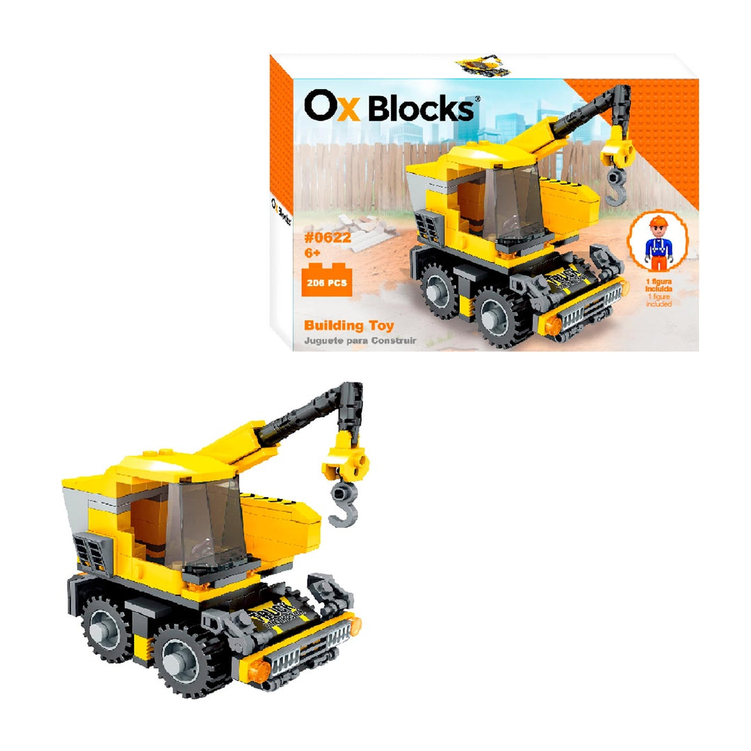 Set De Construccion 206 Piezas Carro De Demolicion