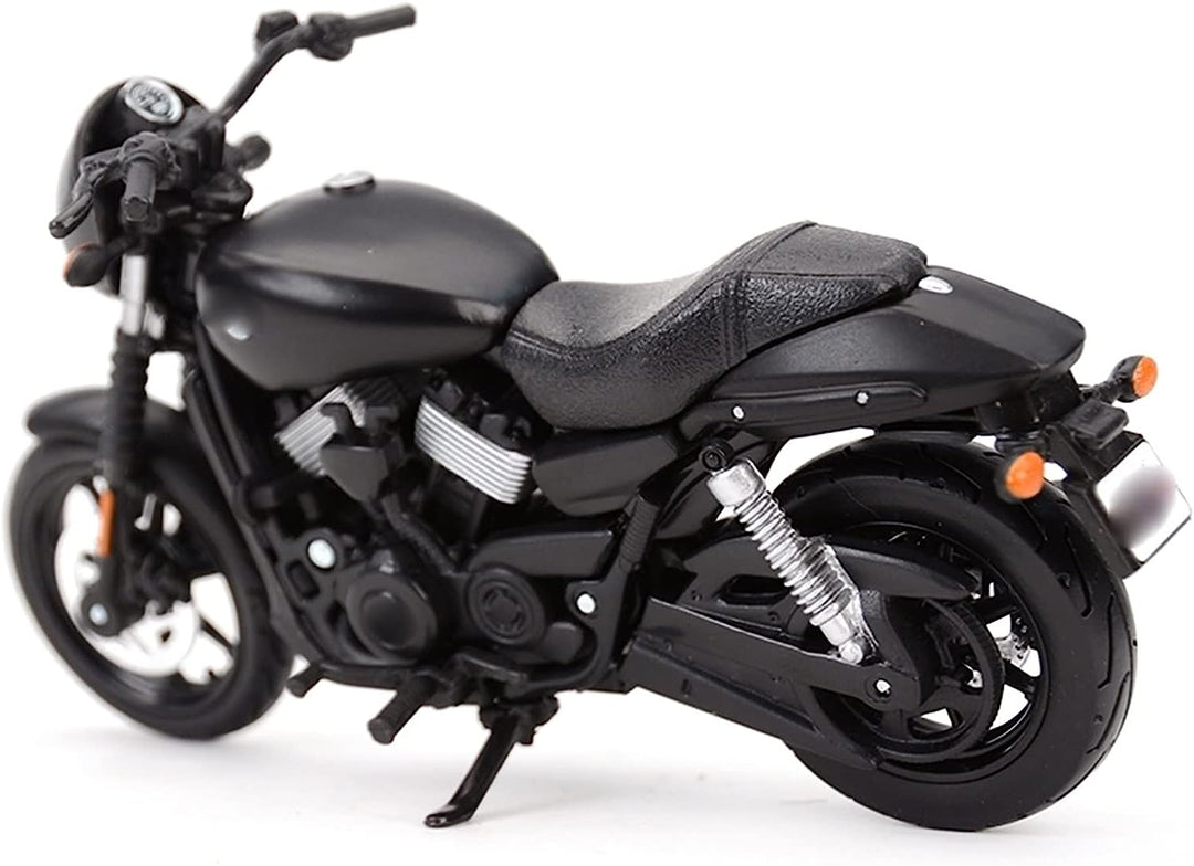 Moto A Escala 1:12 Harley Davidson Negro Motos De Colección