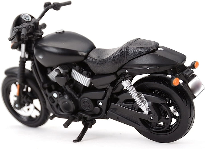 Moto A Escala 1:12 Harley Davidson Negro Motos De Colección