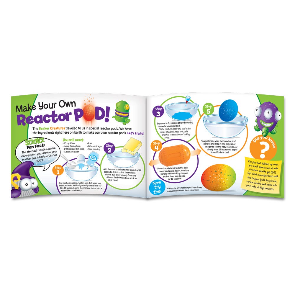 Juego Experimento Científico Creaturas Mágicas Para Niños