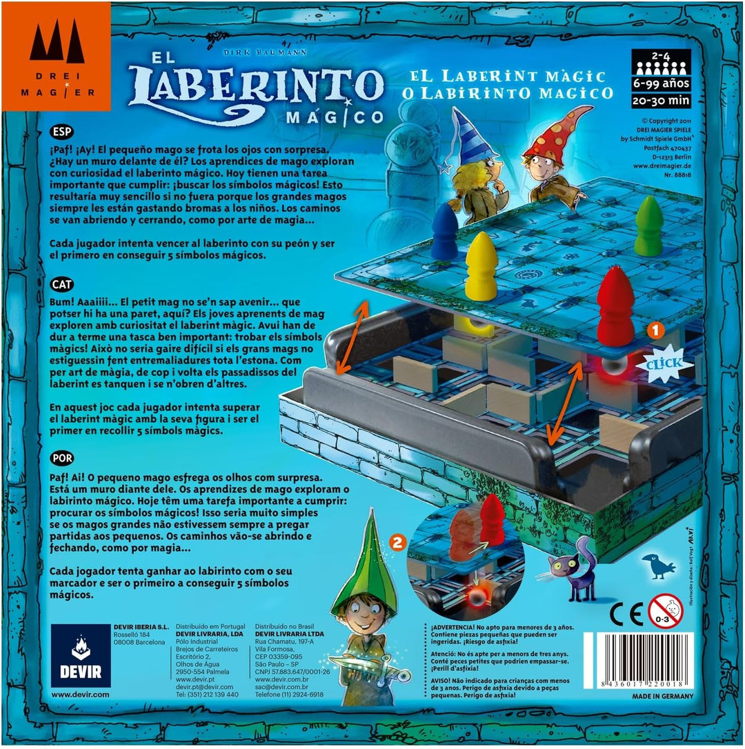 Juego de Mesa El Laberinto Magico Ninos