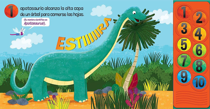 Libro 123 Cuenta Como Los Dinosaurios
