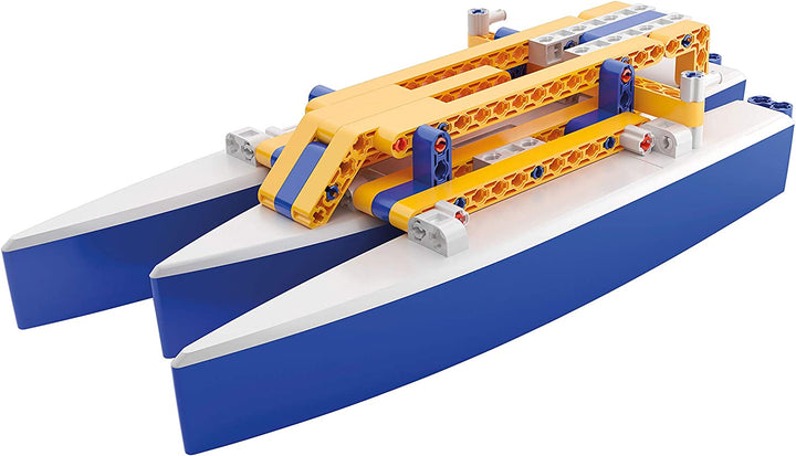 Juego Construcción Tipo Lego 10 Barcos STEM