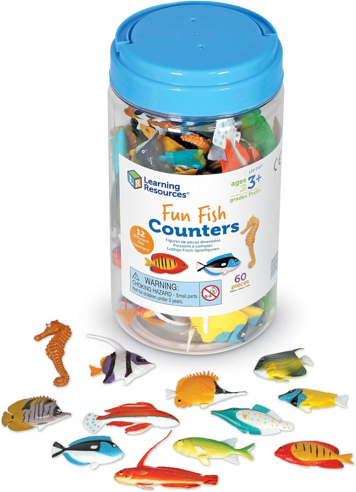 Juego De Conteo Montessori Peces