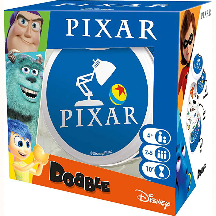 Juego De Mesa Dobble 5 En 1 Spot It Agilidad Pixar