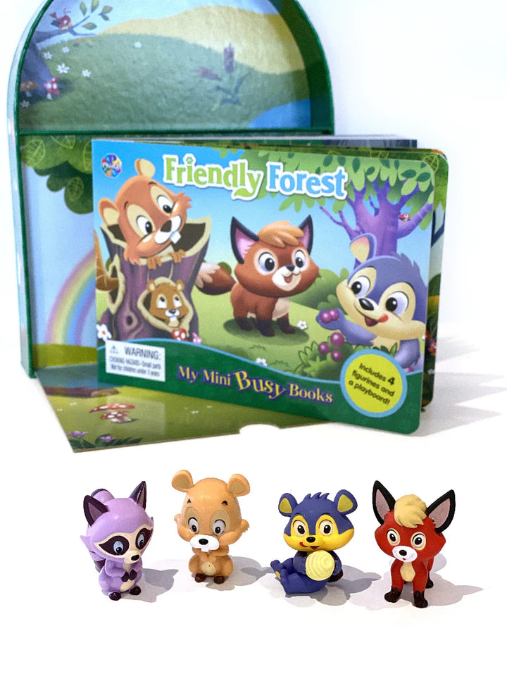Libro y Juego 2 En 1 Animales Amigos Del Bosque