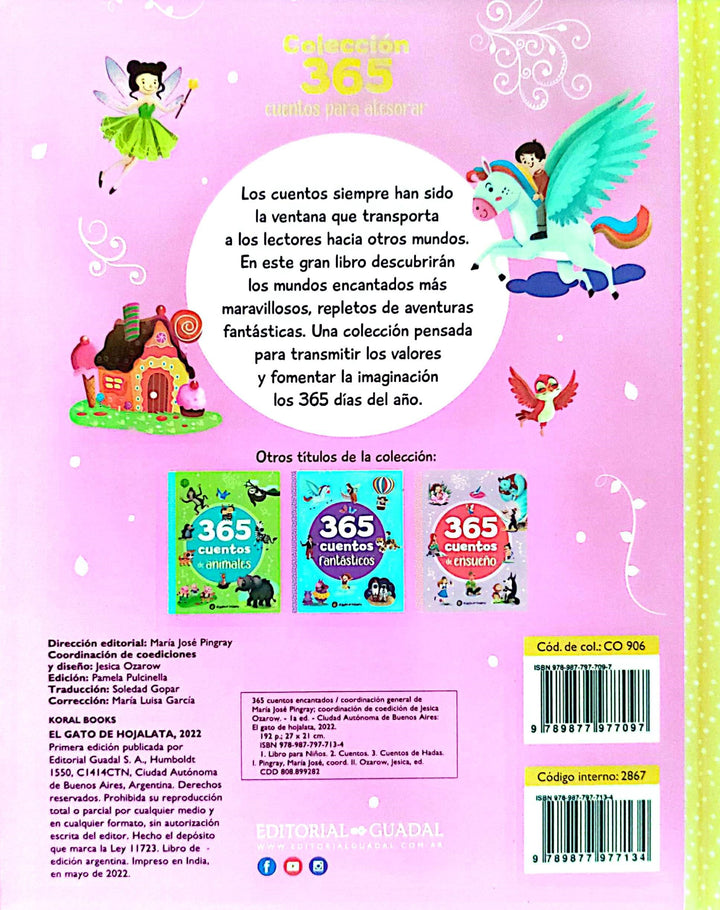 Libro 365 Cuentos Encantados