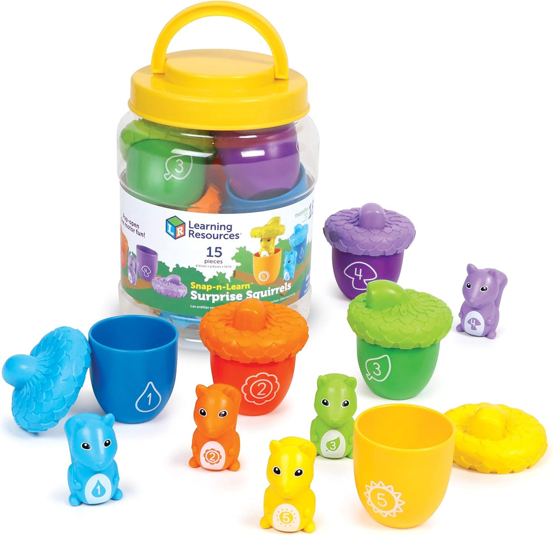 Juego Para Contar Ardillas De Colores