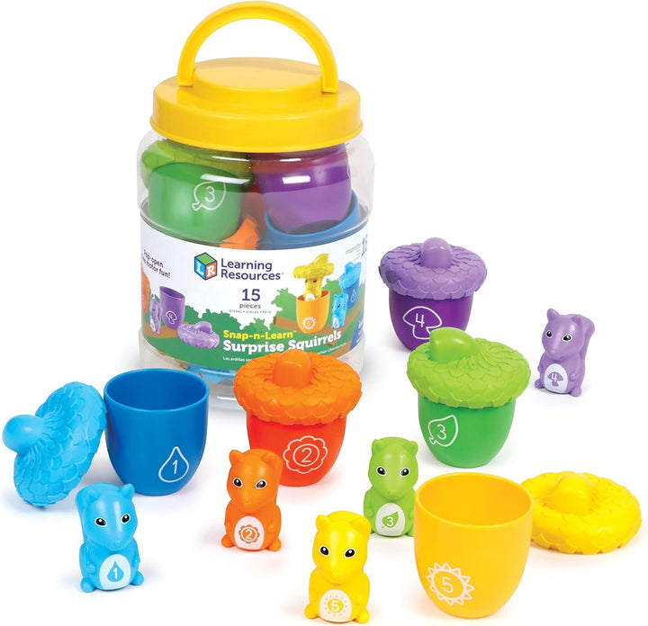 Juego Para Contar Ardillas De Colores