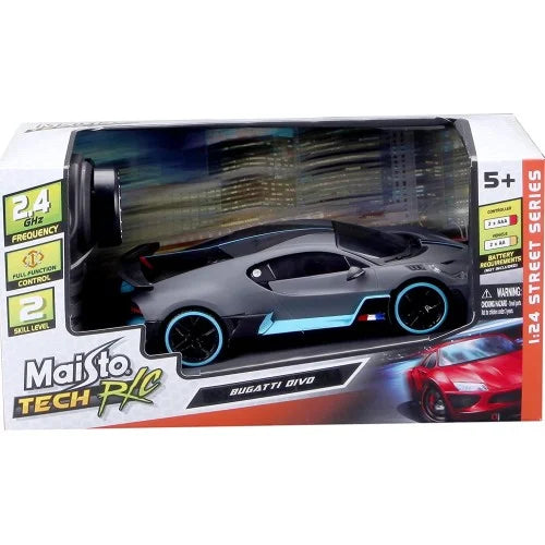 Carro A Control Remoto Bugatti Divo 1:24 Para Niños Adultos