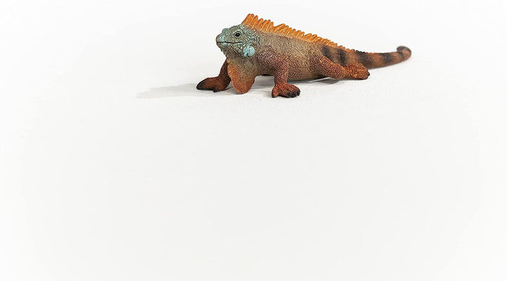 Figura Animales Iguana Pintado A Mano