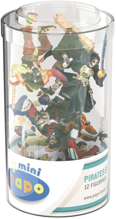 Figuras Aventuras y Piratas Pintadas a Mano
