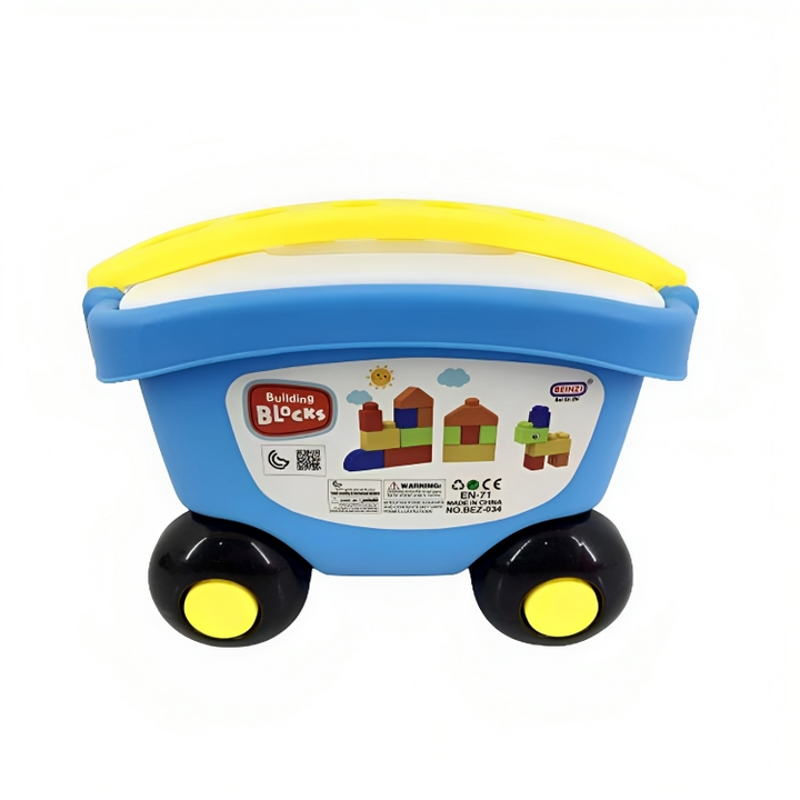Juego Vagón Bloques Construcción 2 En 1 Niños