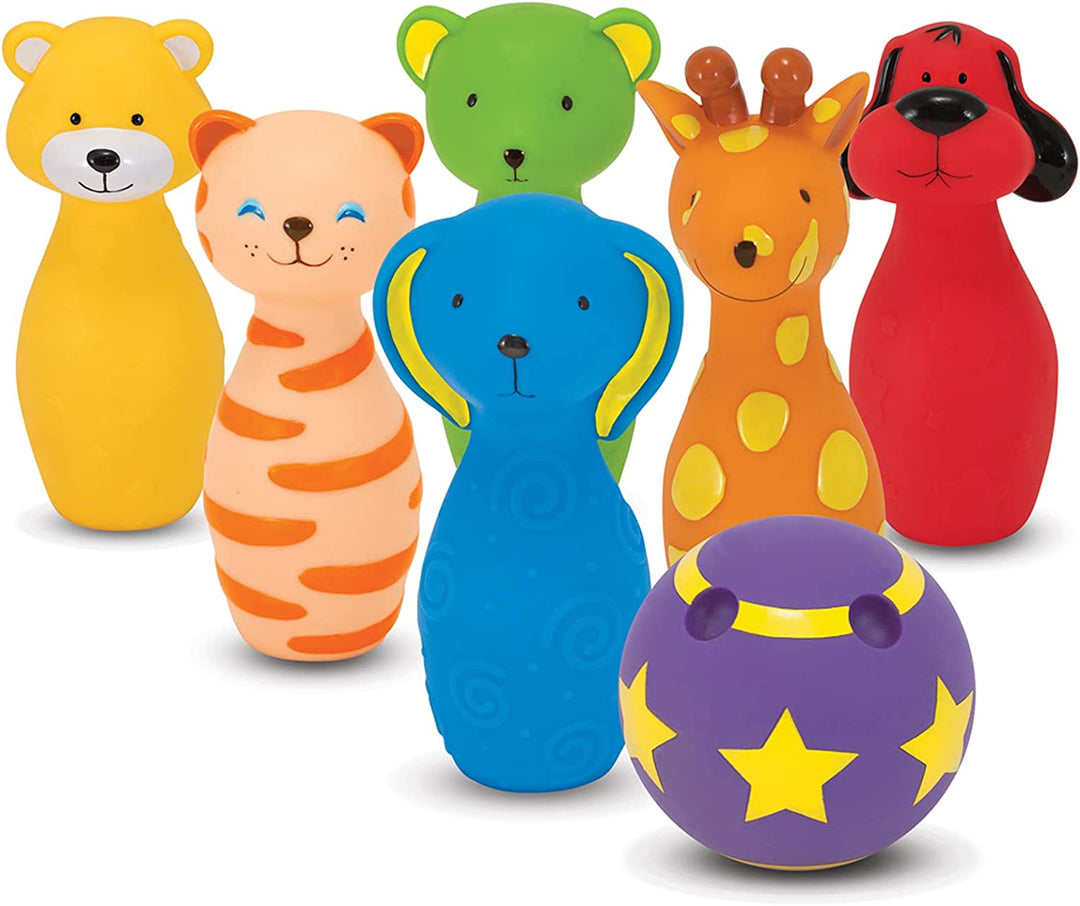 Juego de Bolos Animales y Texturas