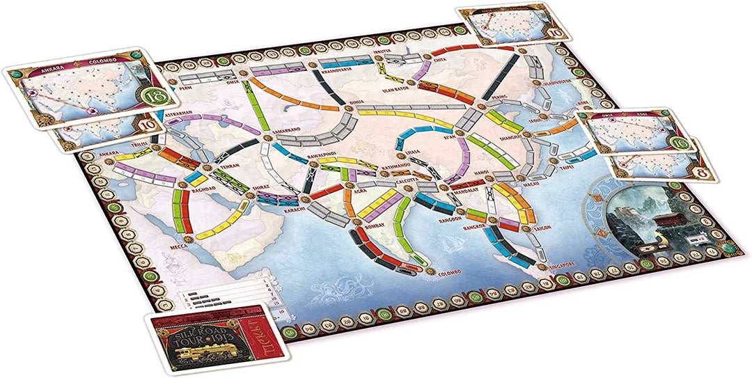 Juego De Mesa Aventureros Al Tren Asia