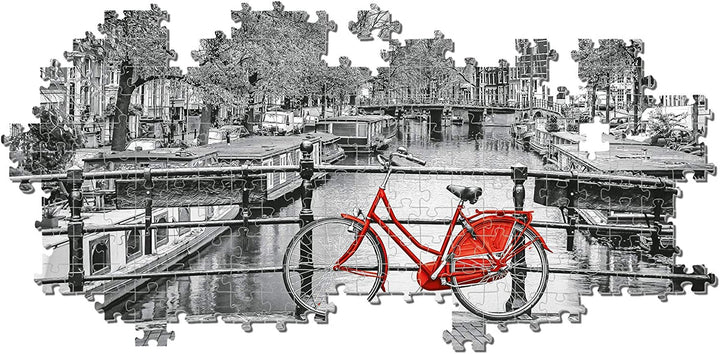 Rompecabezas 1000 Piezas Amsterdam En Bicicleta