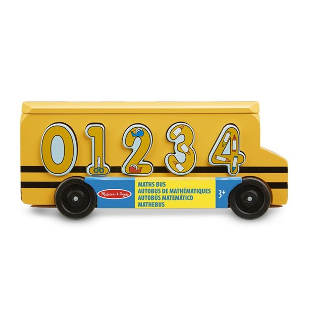 Bus Escolar Encajable de Números