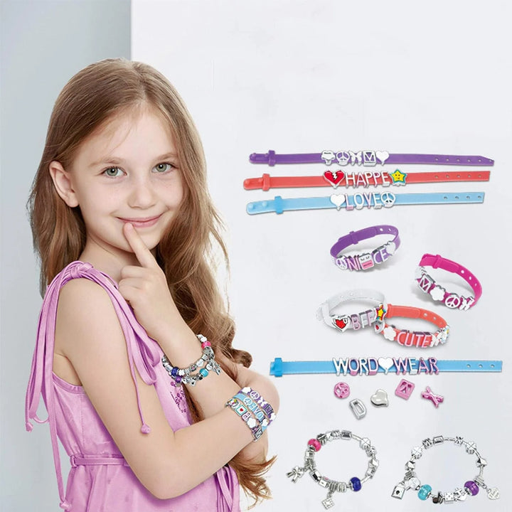 Juego Set Crea Tus Pulseras Creativas Para Niñas